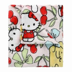 🔥Sanrio Hello Kitty Plush Silk Touch Throw Blanket 40" x 50" BNWT🔥